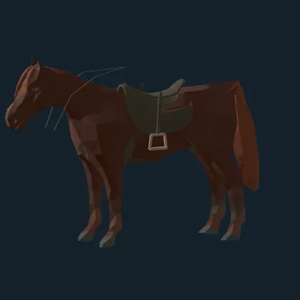 A chestnut horse