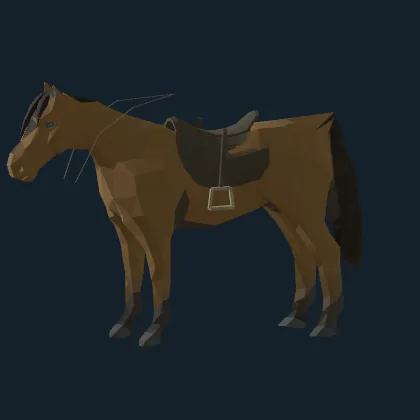 A bay horse